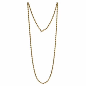 Featured image of this Men’s 14k Yellow Gold Rope Chain Necklace
