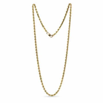 Featured image of this Men’s 14k Yellow Gold Rope Chain Necklace