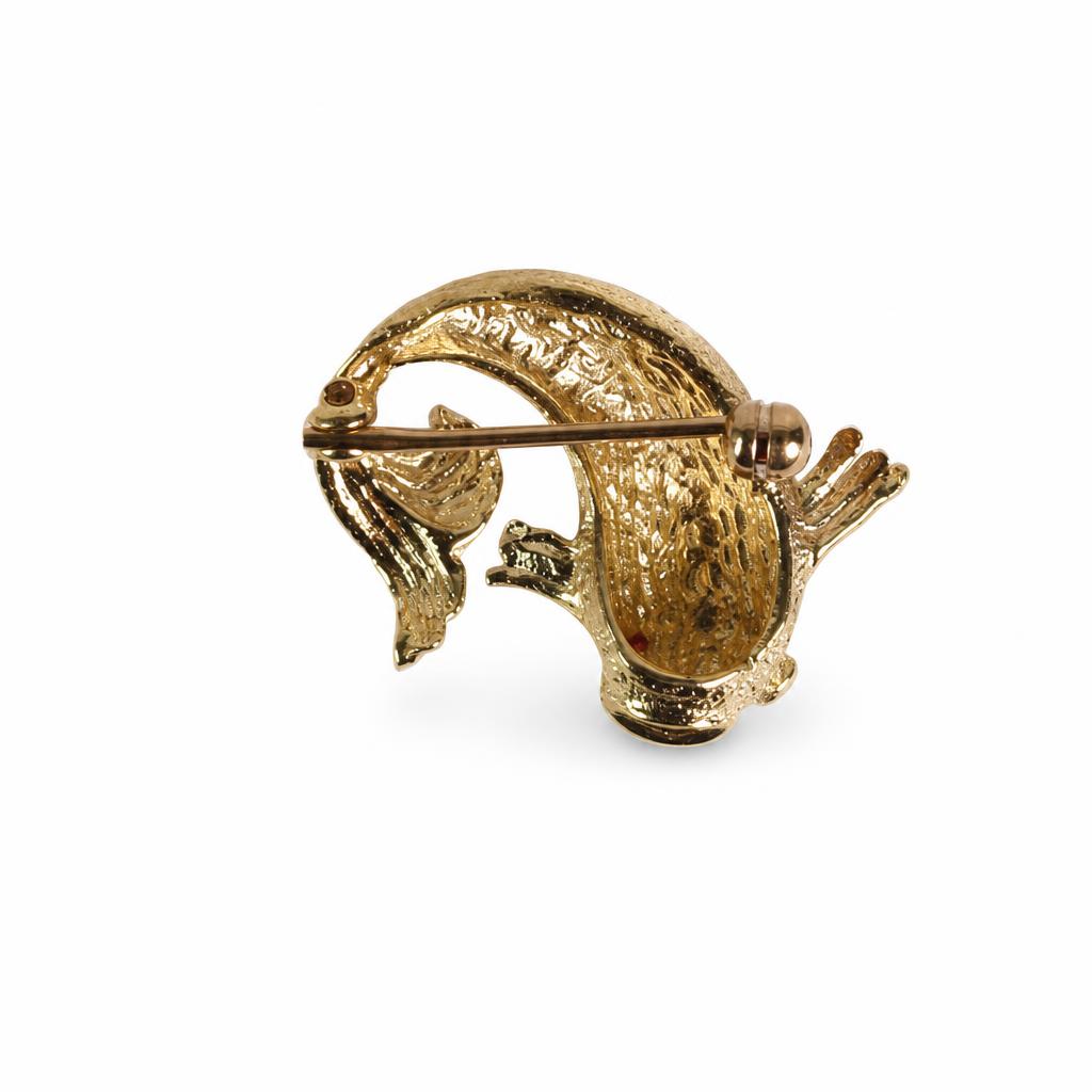Gallery image of this Women’s 14k Yellow Gold Koi Fish Brooch