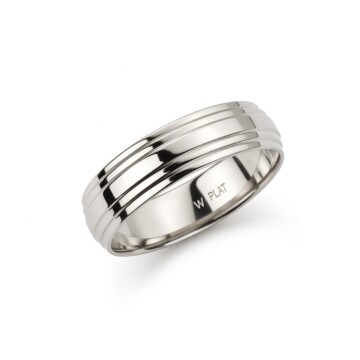 Featured image of this Men’s Platinum Band Ring Size 10