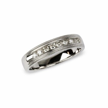 Featured image of this Men’s 14k White Gold Ring with 0.50ct TDW Diamond Size 10.25