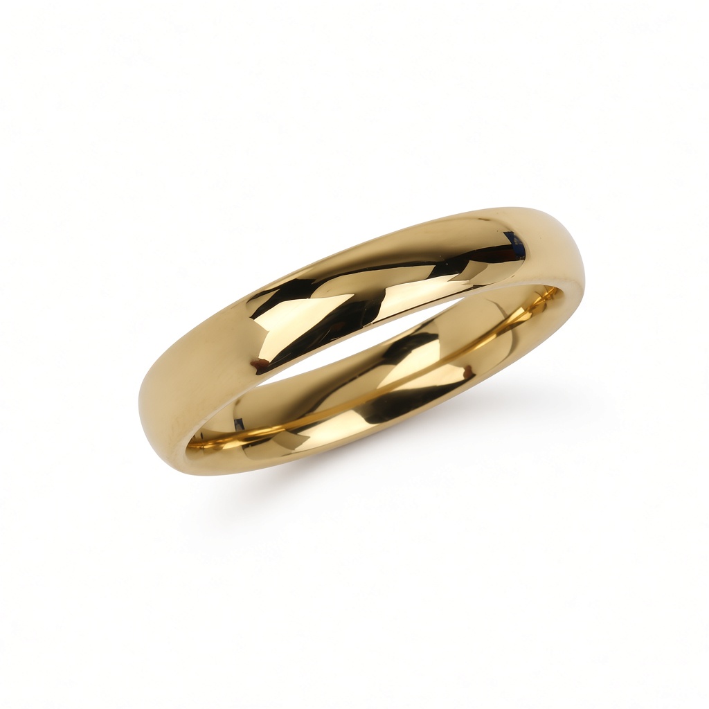 Featured image of this Men’s 14k Yellow Gold Band Ring Size 9