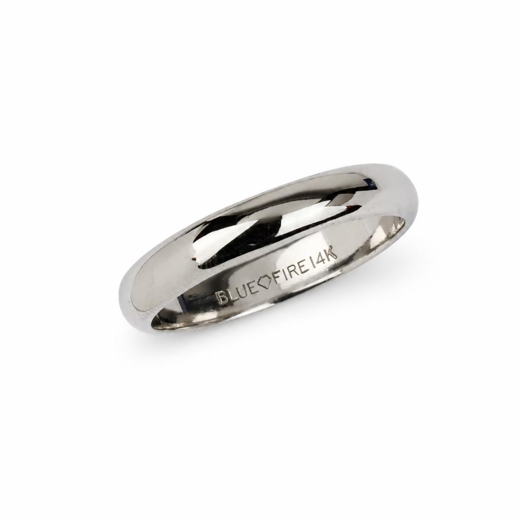 Featured image of this Men’s 14k White Gold Band Ring Size 9.5