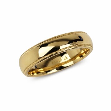 Featured image of this Men’s 14k Yellow Gold Band Ring Size 10.75