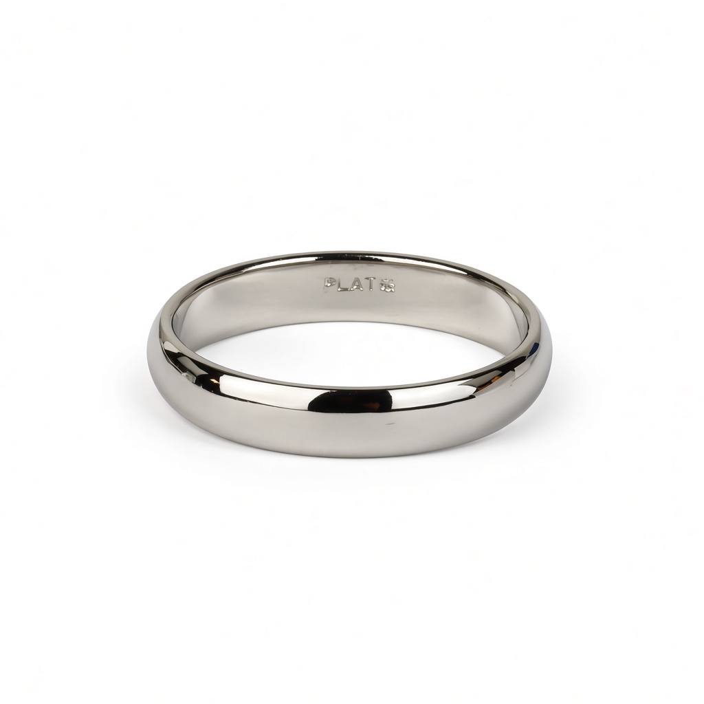 Gallery image of this Men’s Platinum Band Ring Size 11.5