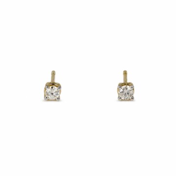 Featured image of this Women’s 14k Yellow Gold 3mm Stud Earrings with 0.20ct TDW Diamond