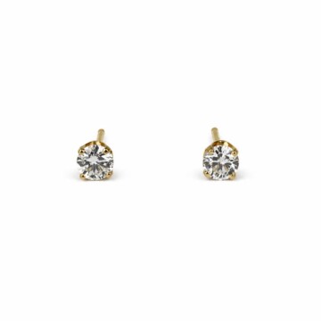 Featured image of this Women’s 14k Yellow Gold 4mm Stud Earrings with 0.40ct TDW Diamond