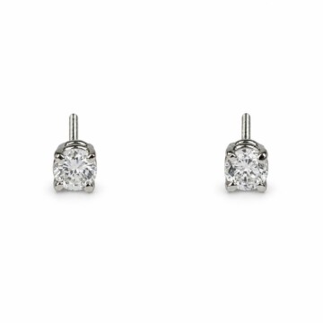Featured image of this Women’s 14k White Gold 4mm Stud Earrings with 0.49ct TDW Diamond