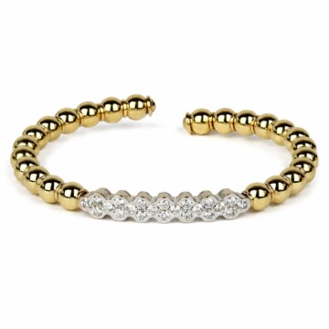 Featured image of this Women’s 18k Yellow Gold Bangle Bracelet with 1.00ct TDW Diamond