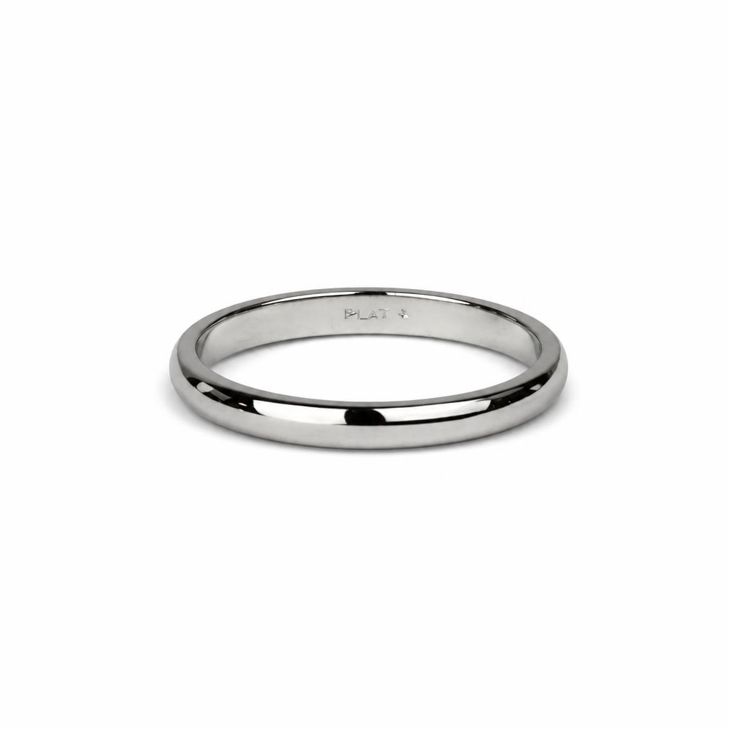 Gallery image of this Women’s Platinum Band Ring Size 5