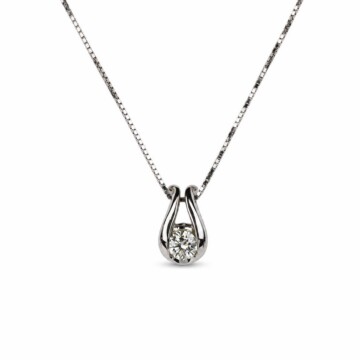 Featured image of this Women’s 14k White Gold Necklace with 0.21ct Diamond