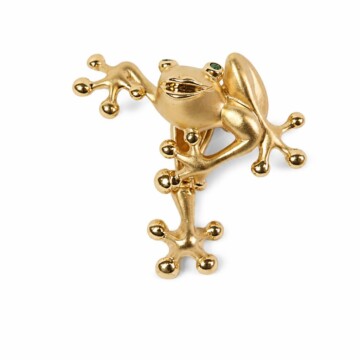 Featured image of this Women’s 14k Yellow Gold Frog Pendant
