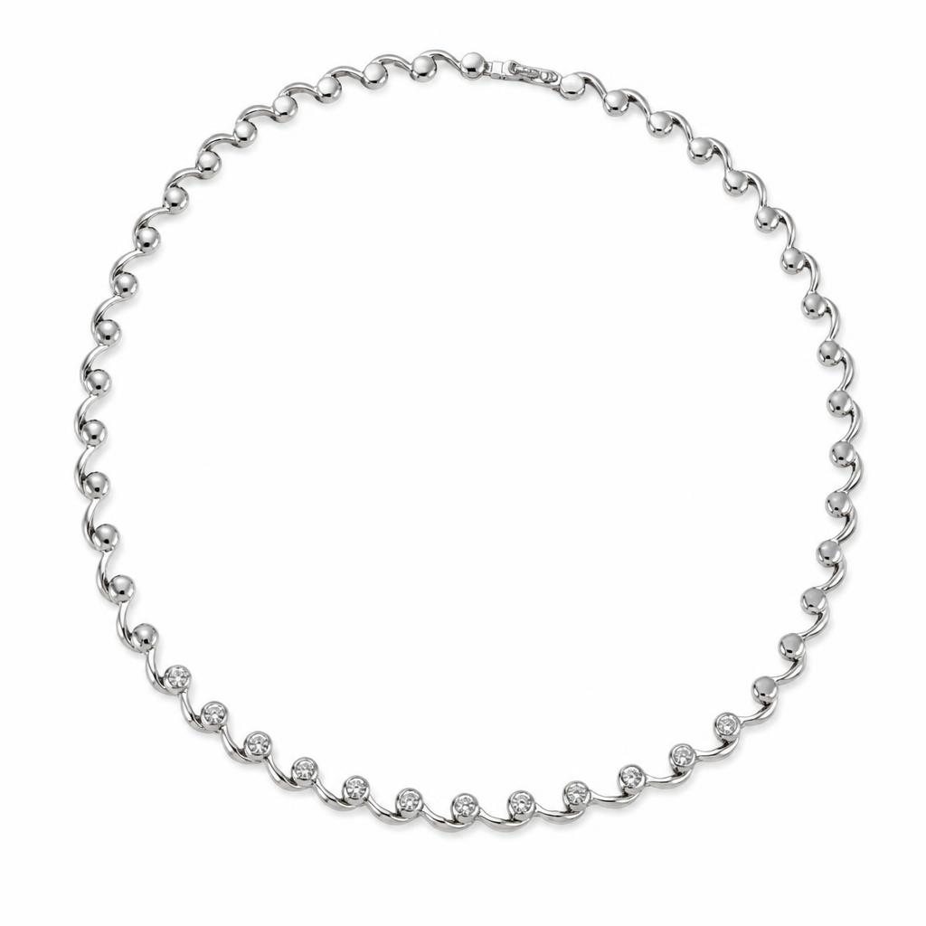Featured image of this Women’s 18k White Gold Diamond Necklace