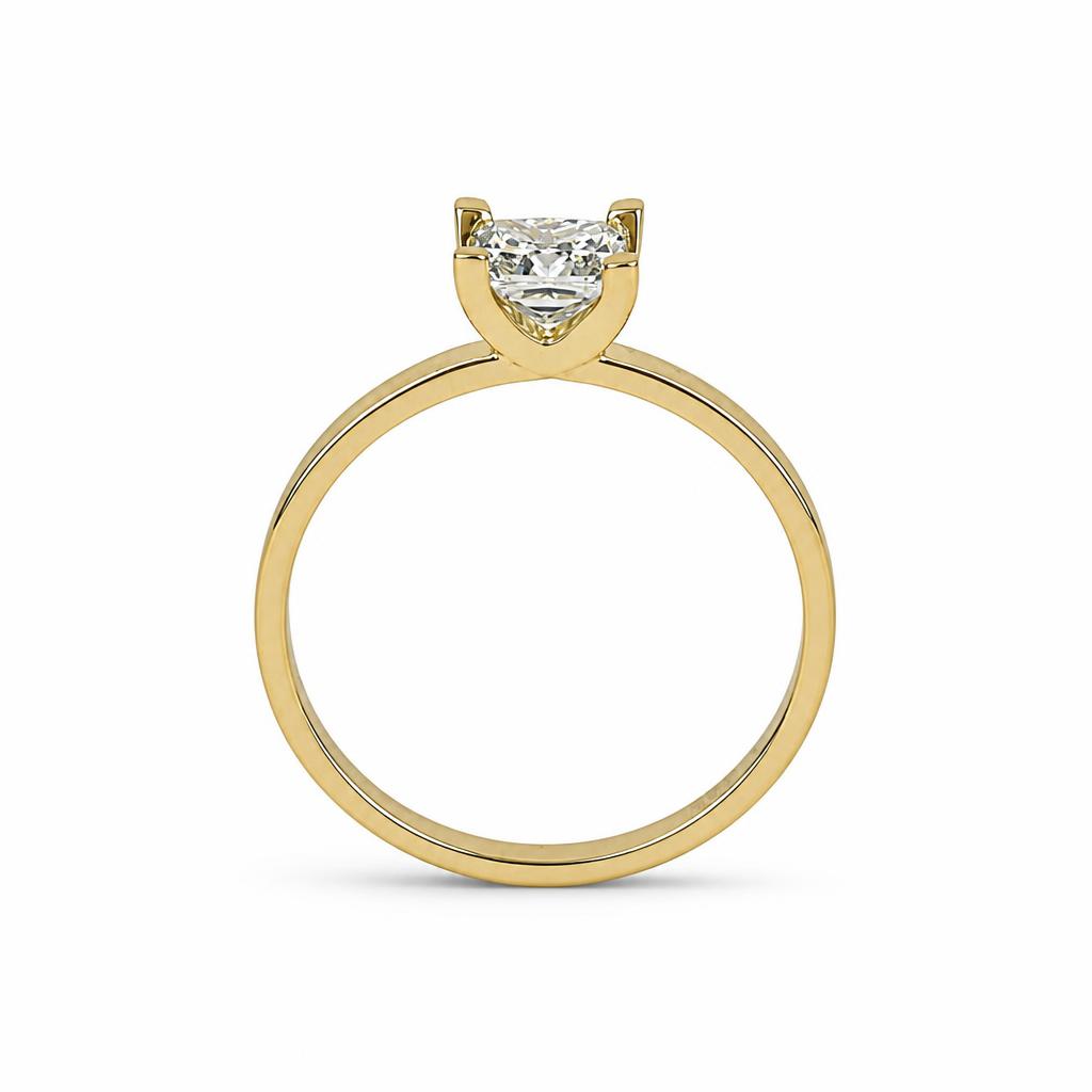 Gallery image of this Women’s 14k Yellow Gold Diamond Ring Size 7 EGL Cert