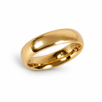 Featured image of this Men’s 14k Yellow Gold Band Ring Size 10