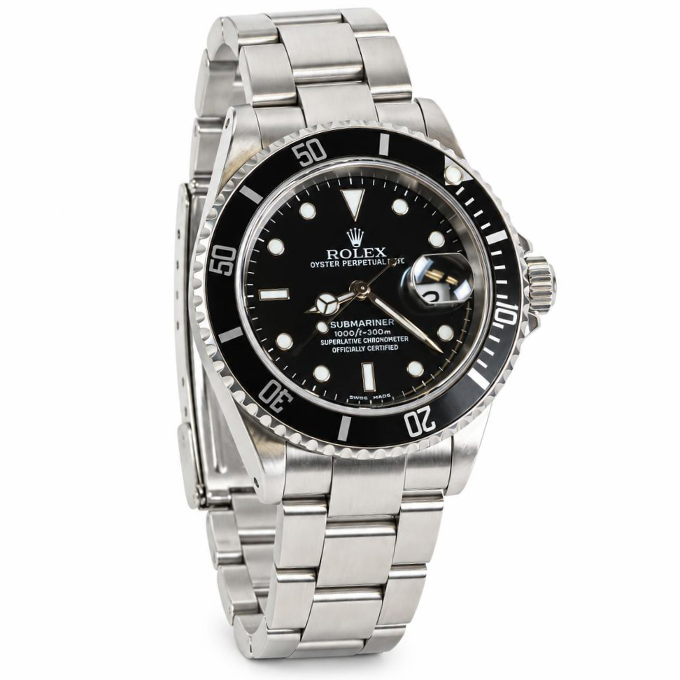 Gallery image of this Stainless Steel Rolex Submariner Wristwatch – 40mm Case Circa 2000