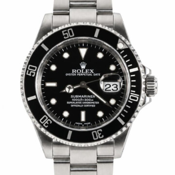 Featured image of this Stainless Steel Rolex Submariner Wristwatch – 40mm Case Circa 2000