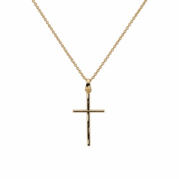 Featured image of this Women’s 14k Yellow Gold Cross Pendant Necklace