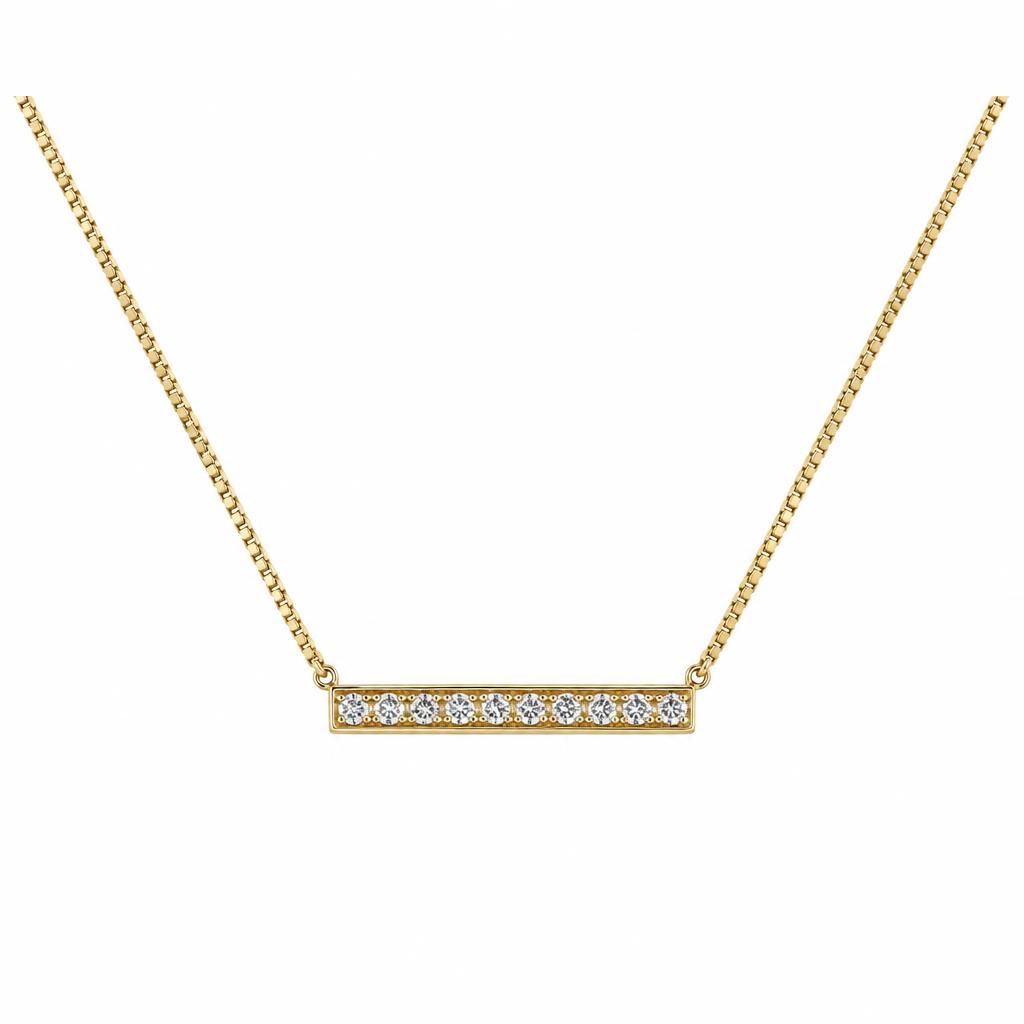 Featured image of this Women’s 14k Yellow Gold Pendant Necklace with Diamond