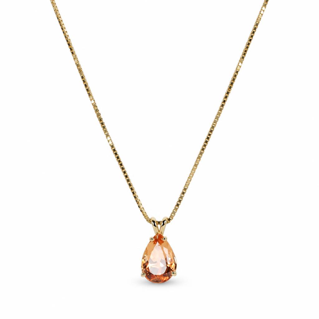 Featured image of this Women’s 14k Yellow Gold Imperial Topaz Pendant