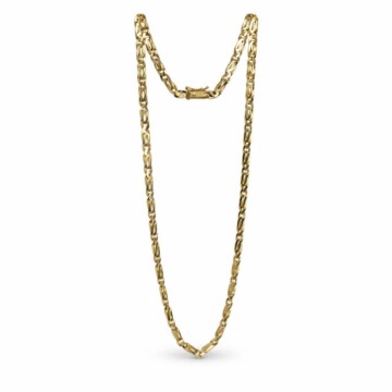 Featured image of this 14k Yellow Gold Stylized Figaro Chain Necklace