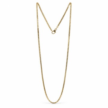 Featured image of this Men’s 14k Yellow Gold Box Chain Necklace