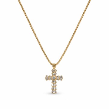 Featured image of this Women’s 14k Yellow Gold Cross Pendant with 0.55ct TDW Diamond