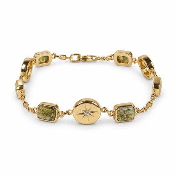 Featured image of this Women’s 14k Yellow Gold Bracelet with 0.18ct TDW Quartz