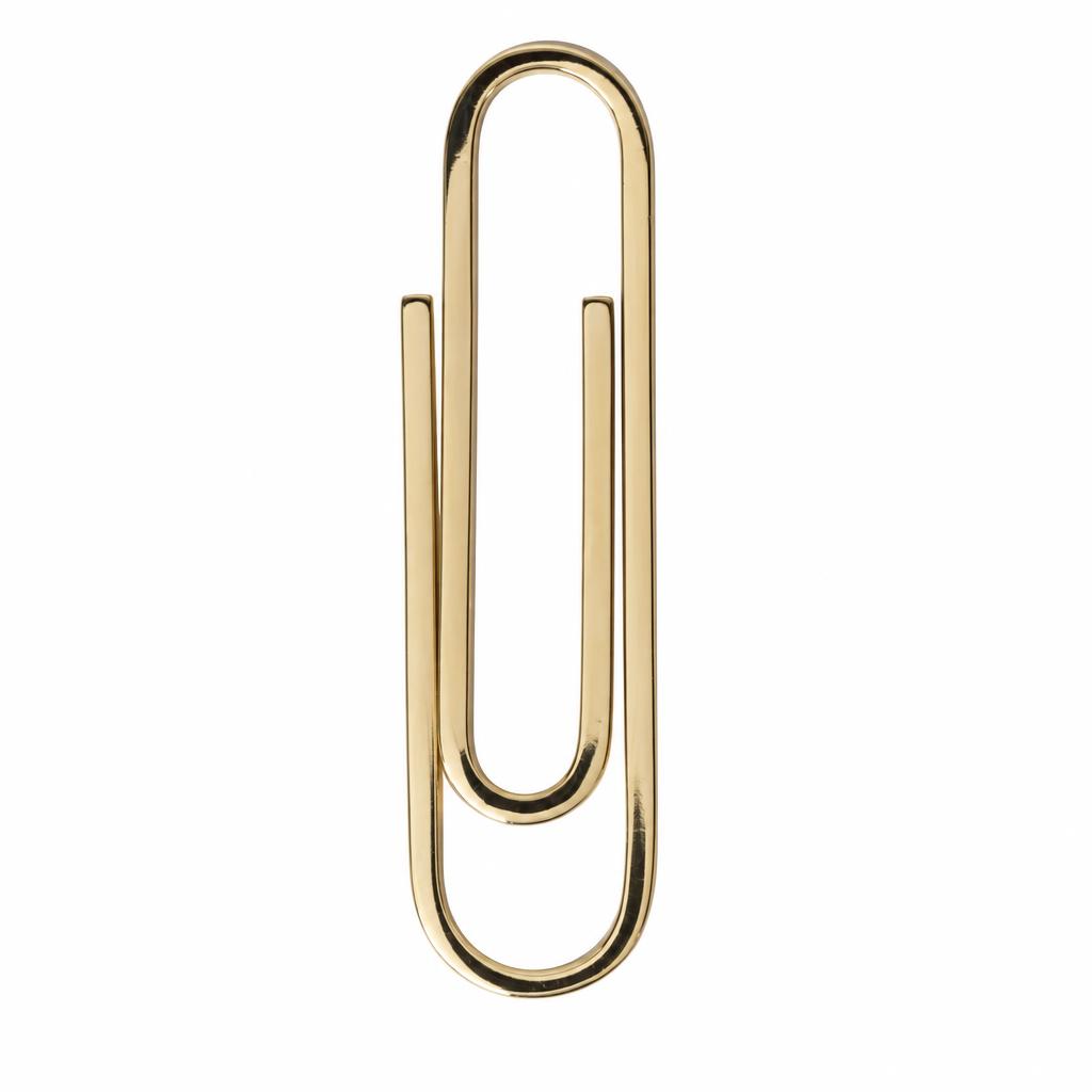 Gallery image of this Women’s 14k Yellow Gold Paperclip Bookmark