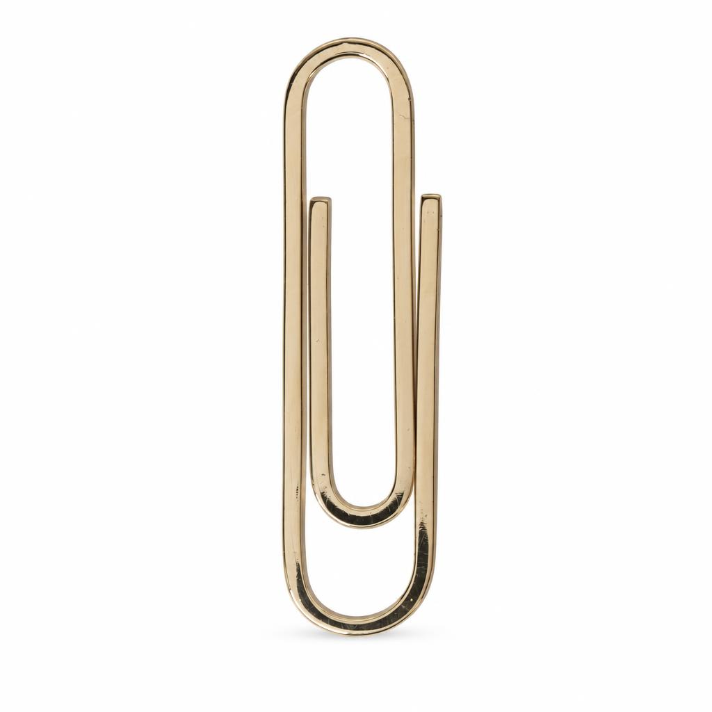 Featured image of this Women’s 14k Yellow Gold Paperclip Bookmark