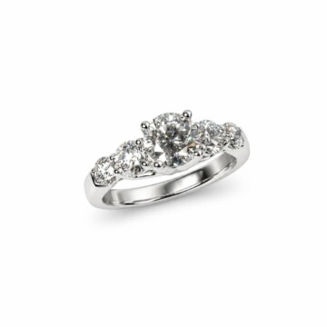 Featured image of this Women’s Platinum Bridal Ring GIA Certified with 1.01ct Round Diamond I/VS1 Size 6
