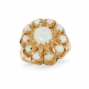 Featured image of this Women’s 14k Yellow Gold Ring with Opal Size 6