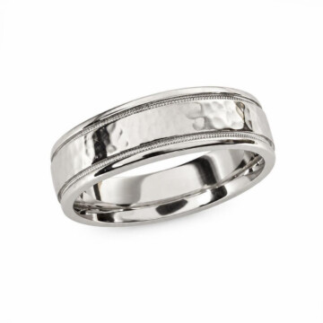 Featured image of this Men’s 14k White Gold Band Ring Size 9.5