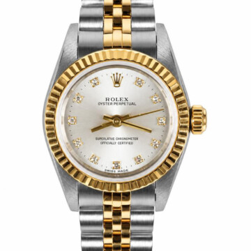 Featured image of this 18K & Stainless Steel Rolex Oyster Wristwatch – 26mm Case Circa 2005-2006