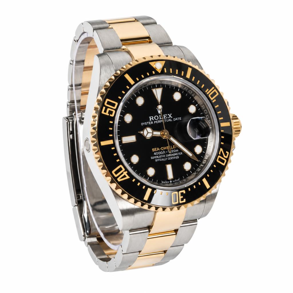 Gallery image of this 18k & Stainless Steel Rolex Sea Dweller Wristwatch – 43mm Case Circa 2022