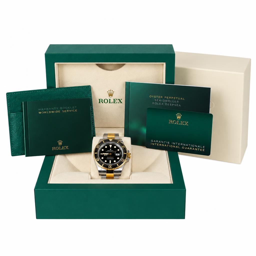 Gallery image of this 18k & Stainless Steel Rolex Sea Dweller Wristwatch – 43mm Case Circa 2022