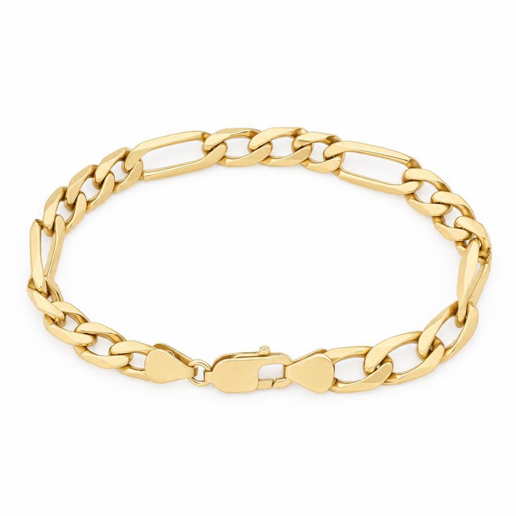 Gallery image of this Men’s 14k Yellow Gold Link Bracelet