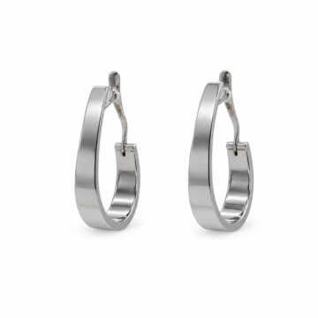 Featured image of this Women’s 14k White Gold Half Hoop Earrings