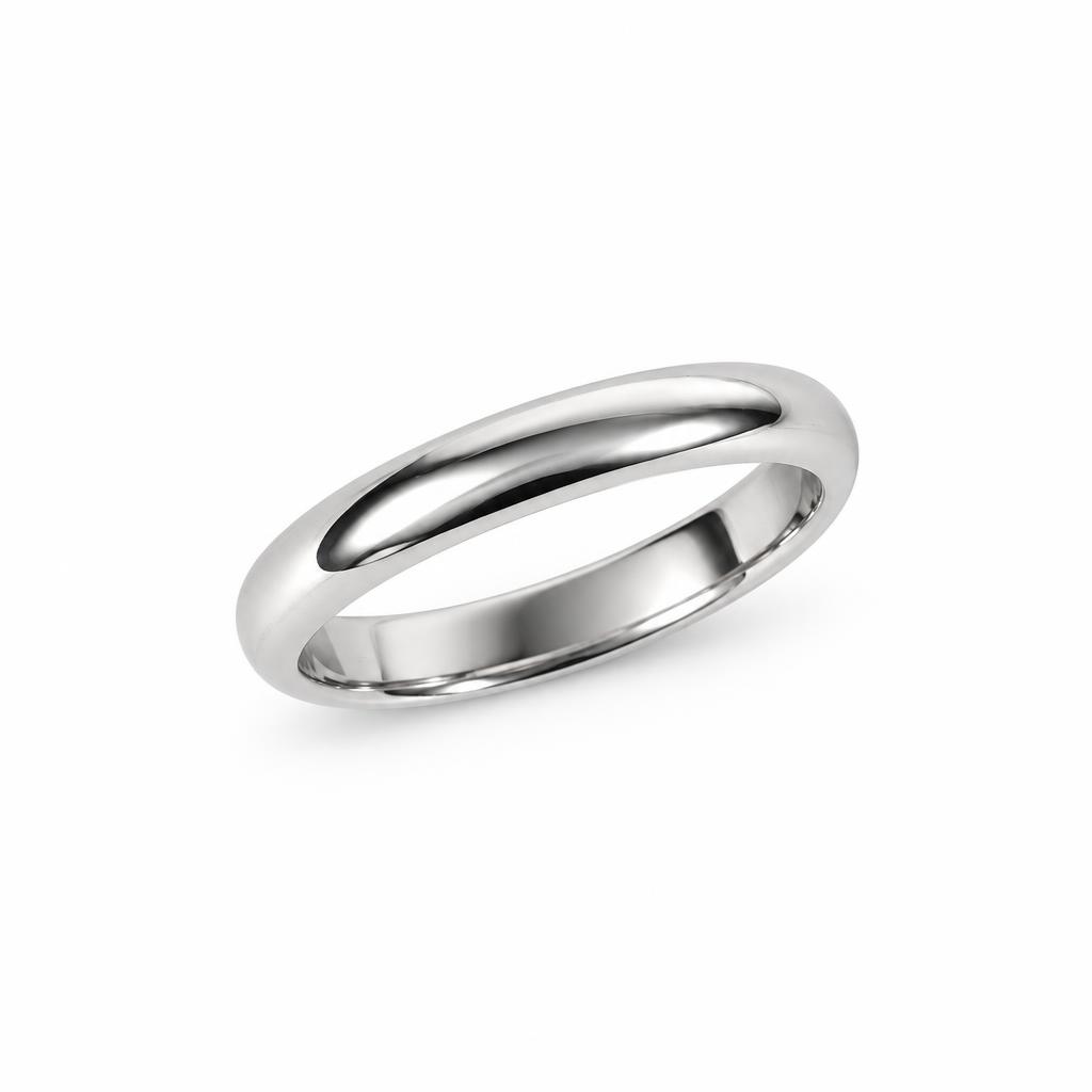 Featured image of this Unisex 14k White Gold Bridal Ring Size 8.75